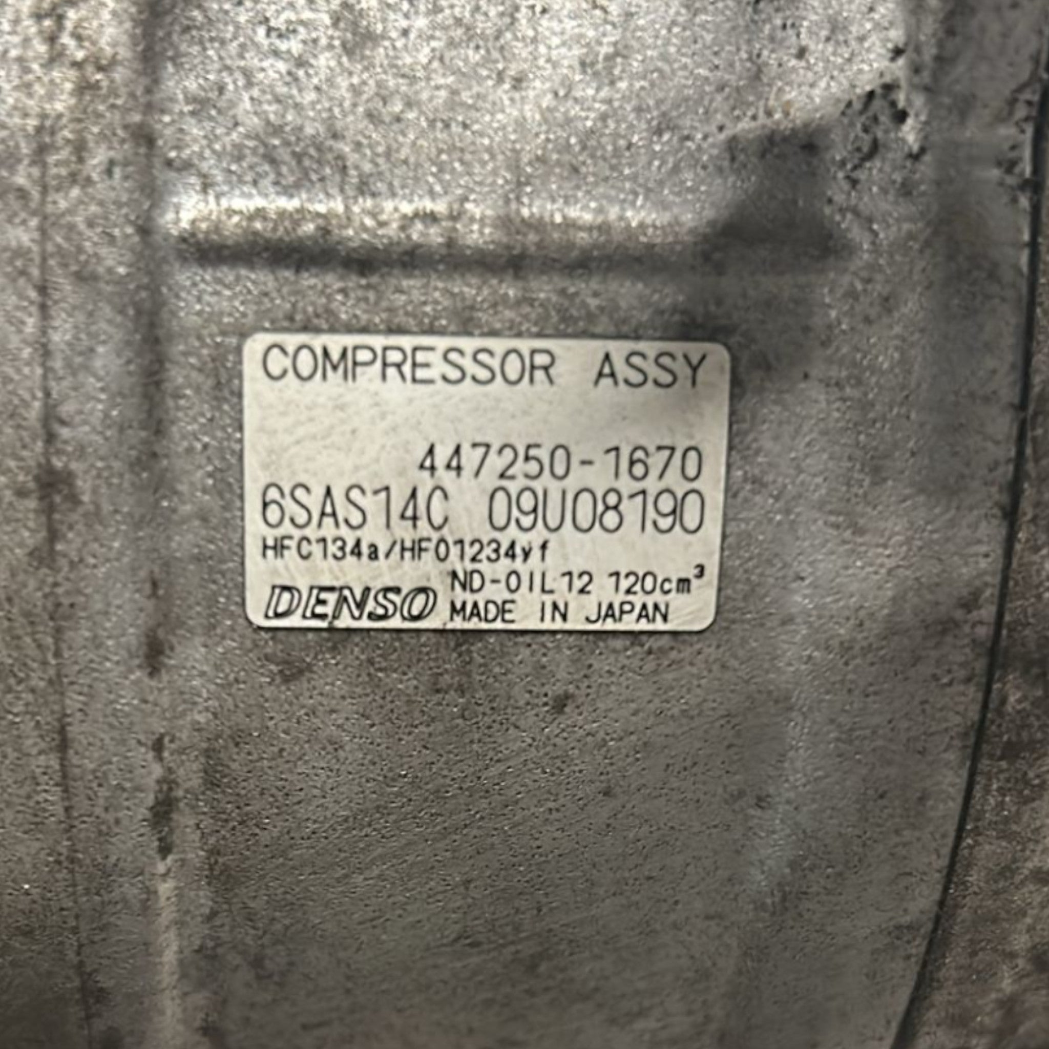Compressore Aria Condizionata Mercedes Benz Cla X117 2.2 Diesel (2012 > 2018) cod:447250-1670