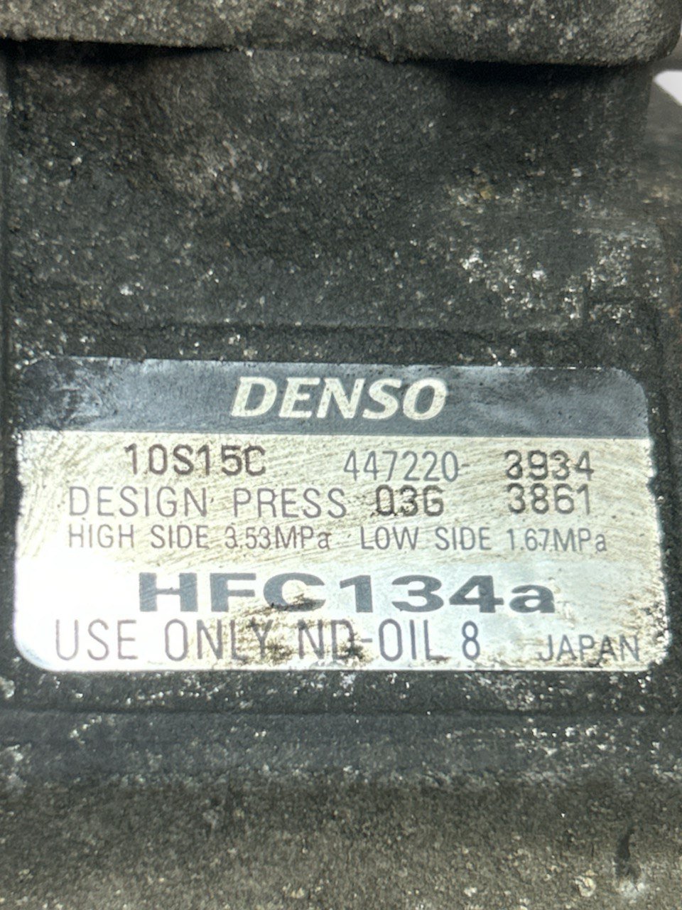 Compressore Aria Condizionata Toyota Rav IV 2.0 Benzina (2000 > 2006) cod . 447220-3934