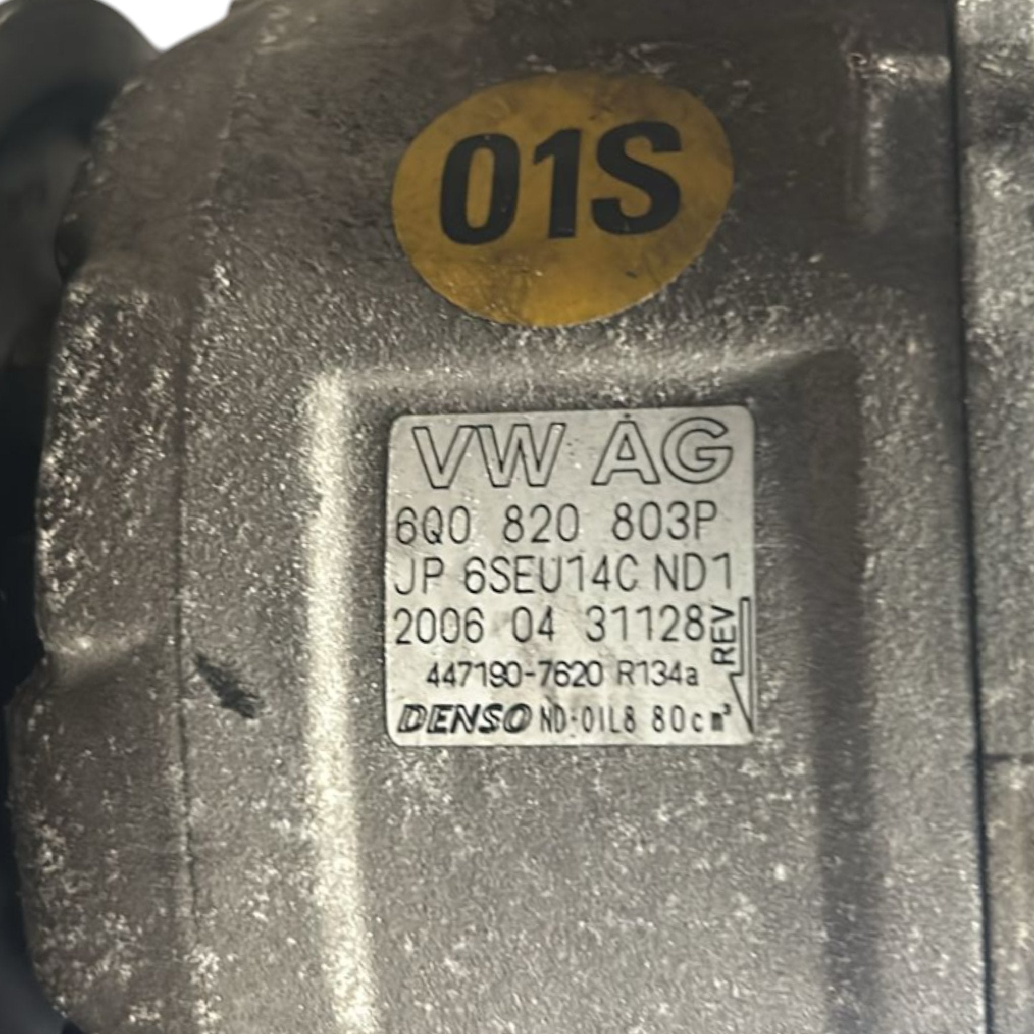 Compressore Aria Condizionata Volkswagen Polo IV (9N) cod.6Q0820803P 1.4 Diesel (2001 > 2009)