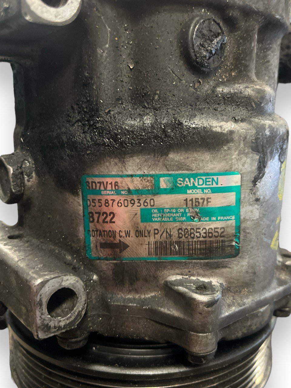 Compressore Clima Aria Condizionata Alfa Romeo 159 1.9 Diesel(2005 al 2011) cod : 60653652