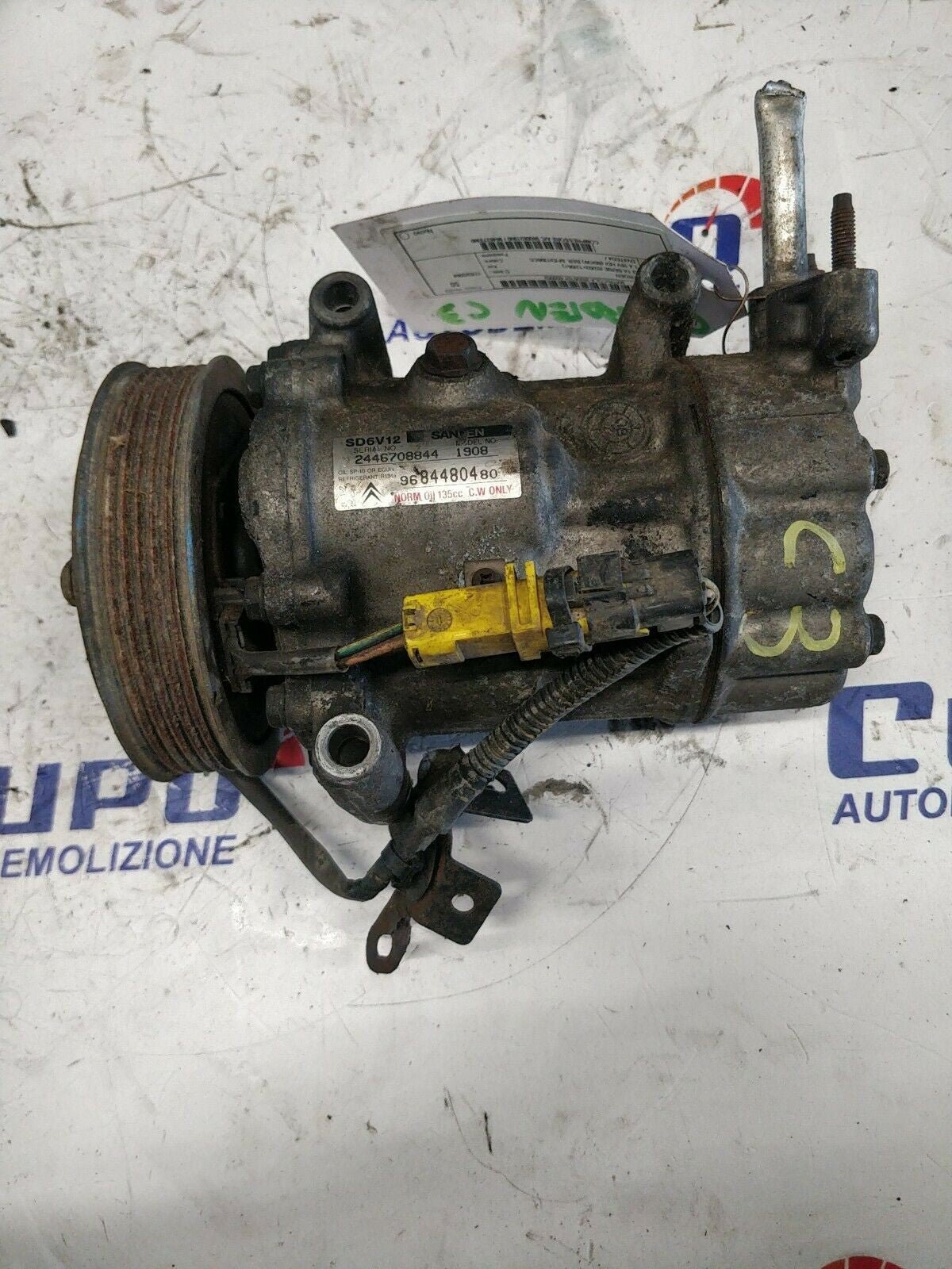 Compressore Climatizzatore Clima A/C Citroen C2- C3 9684480480