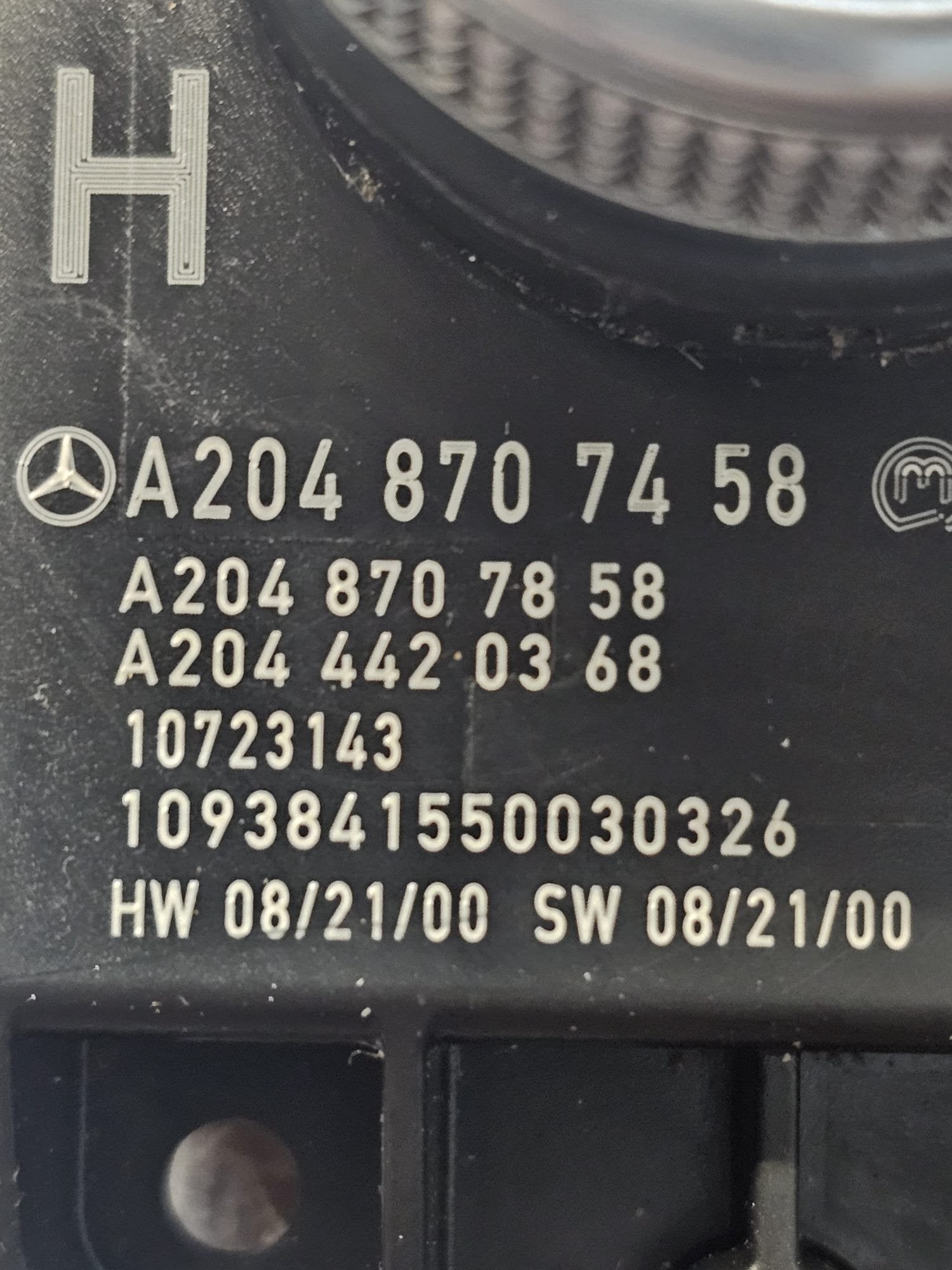 Controller / Joystick Mercedes GLK X204 (2008-2015) Cod:A2048707458