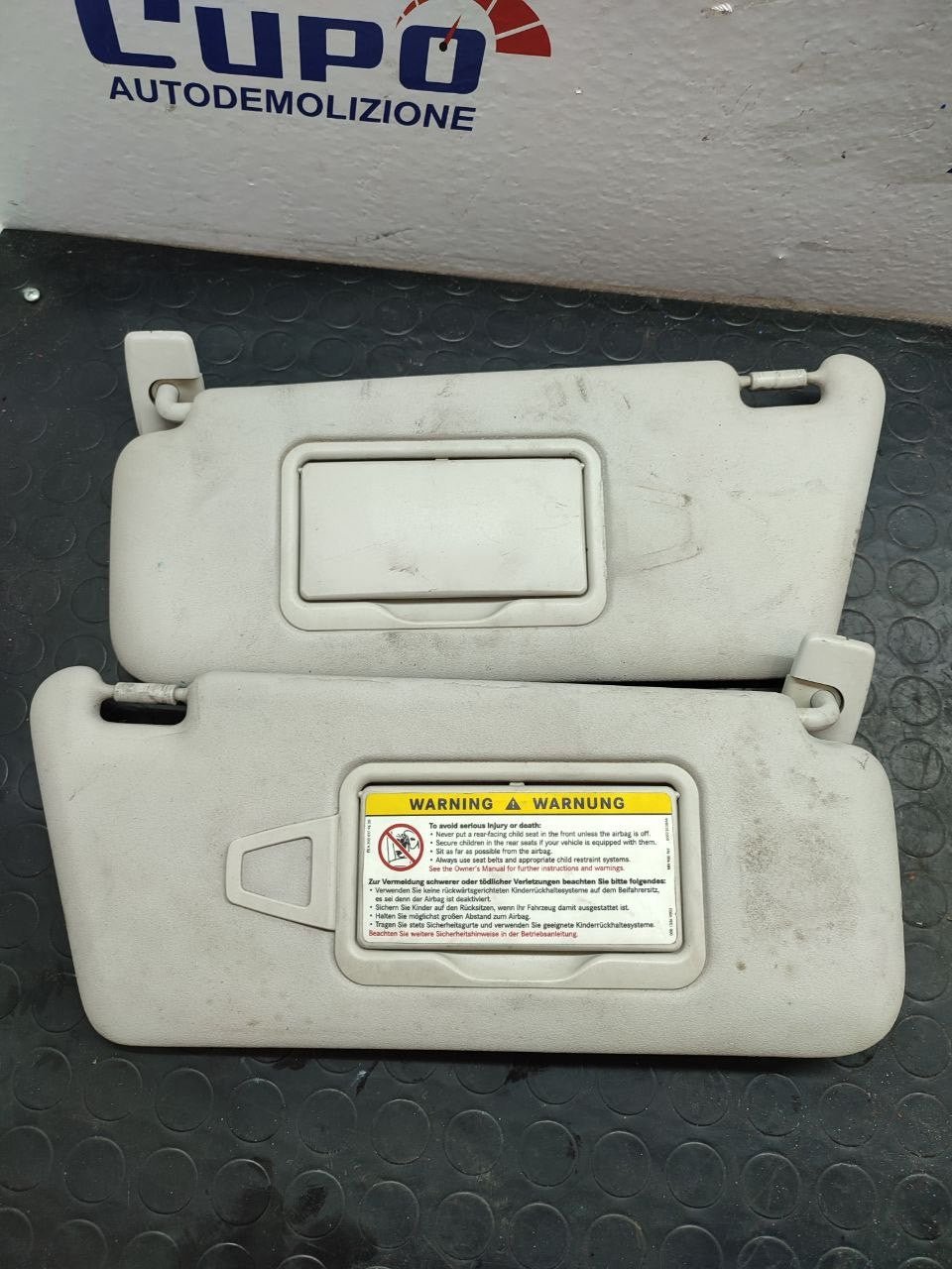 Coppia Alette Parasole MERCEDES BENZ CLASSE A W169