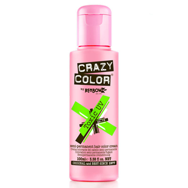 CRAZY COLOR SEMI-PERMANENT HAIR COLOR CREAM TOXIC UV 79 - BIBA-RICAMBI