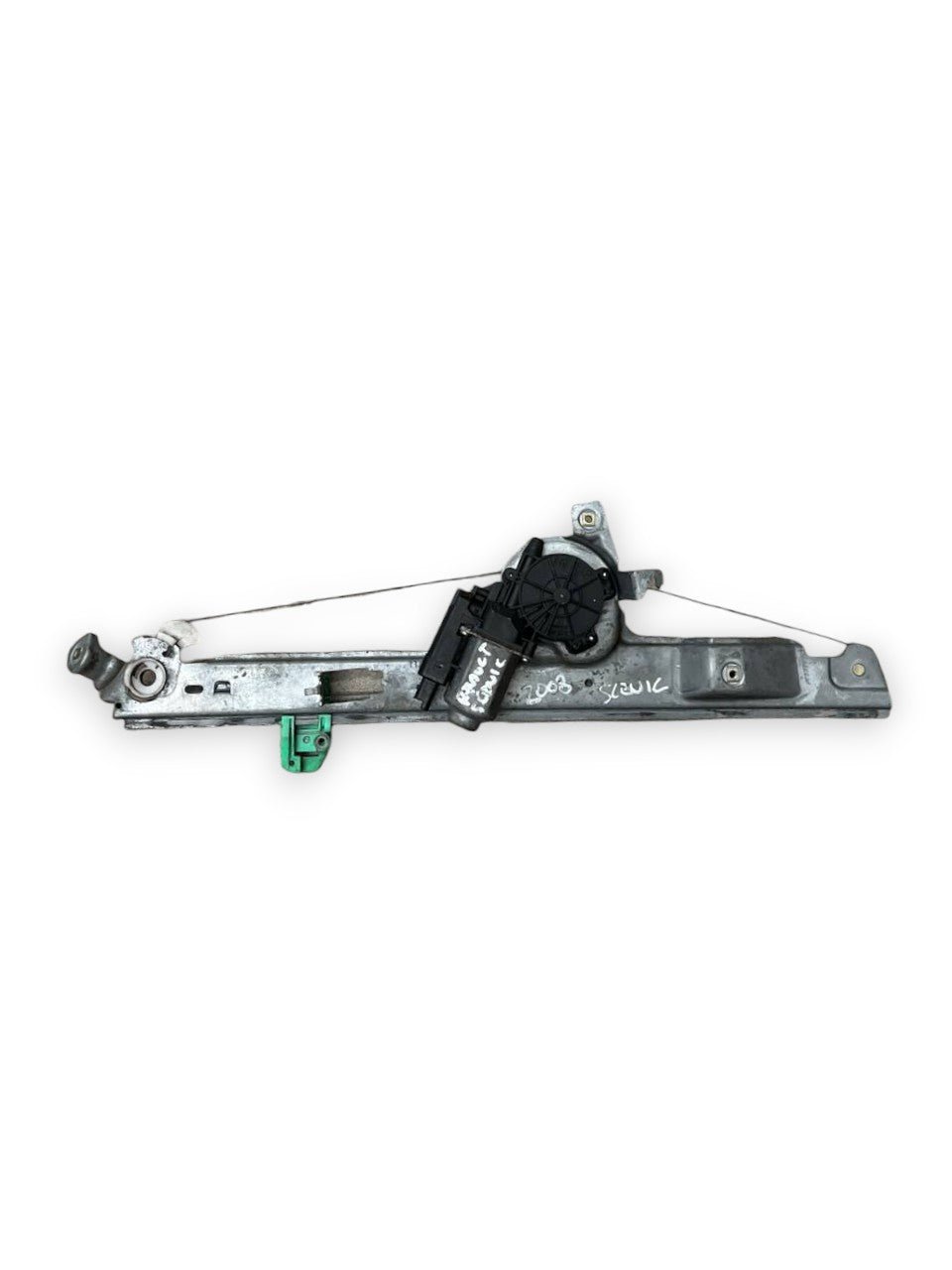 Cremagliera Alzacristallo / Alzavetro Elettrico anteriore destra (dx) Renault Scenic III (2003 al 2009) cod: 117358B