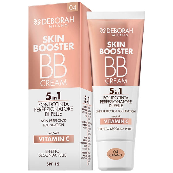 DEBORAH SKIN BOOSTER BBCREAM FONDOTINTA 5 IN 1 VITAMINA C 04 - BIBA-RICAMBI