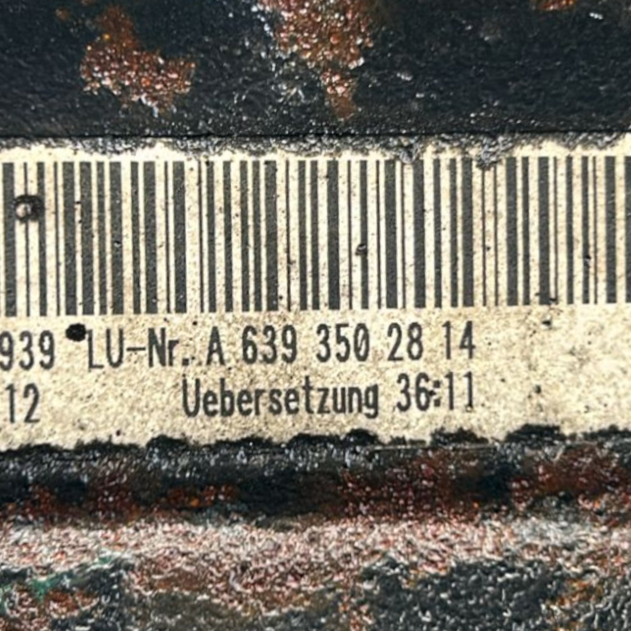 Differenziale Posteriore Mercedes Benz Viano (W639) cod.A6393502814 2.2 Diesel 4x4 (2003 > 2013)