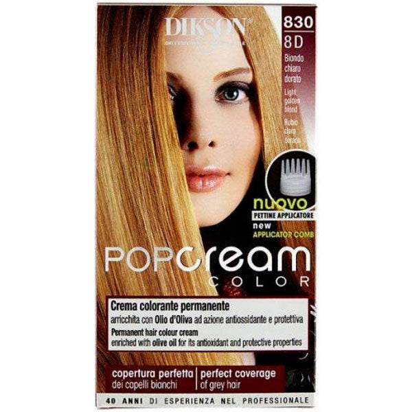 DIKSON POP SHAMPOO COLORANTE BIONDO DORATO 8D - BIBA-RICAMBI