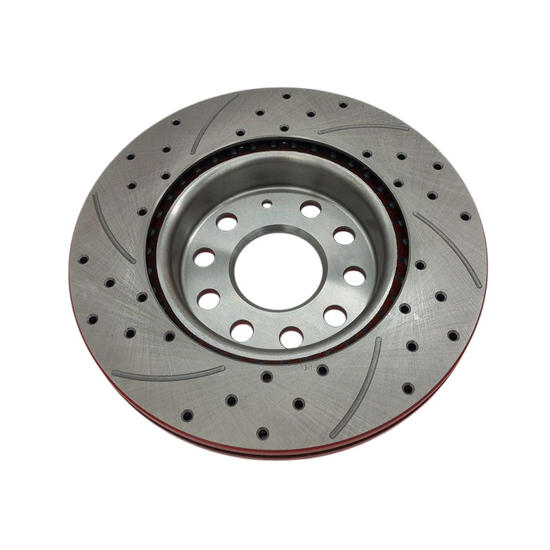 Dischi Freno Anteriori Forati Baffati Ø 280 Per Volkswagen Maggiolino (3C) dal 2011> MASTER-SPORT