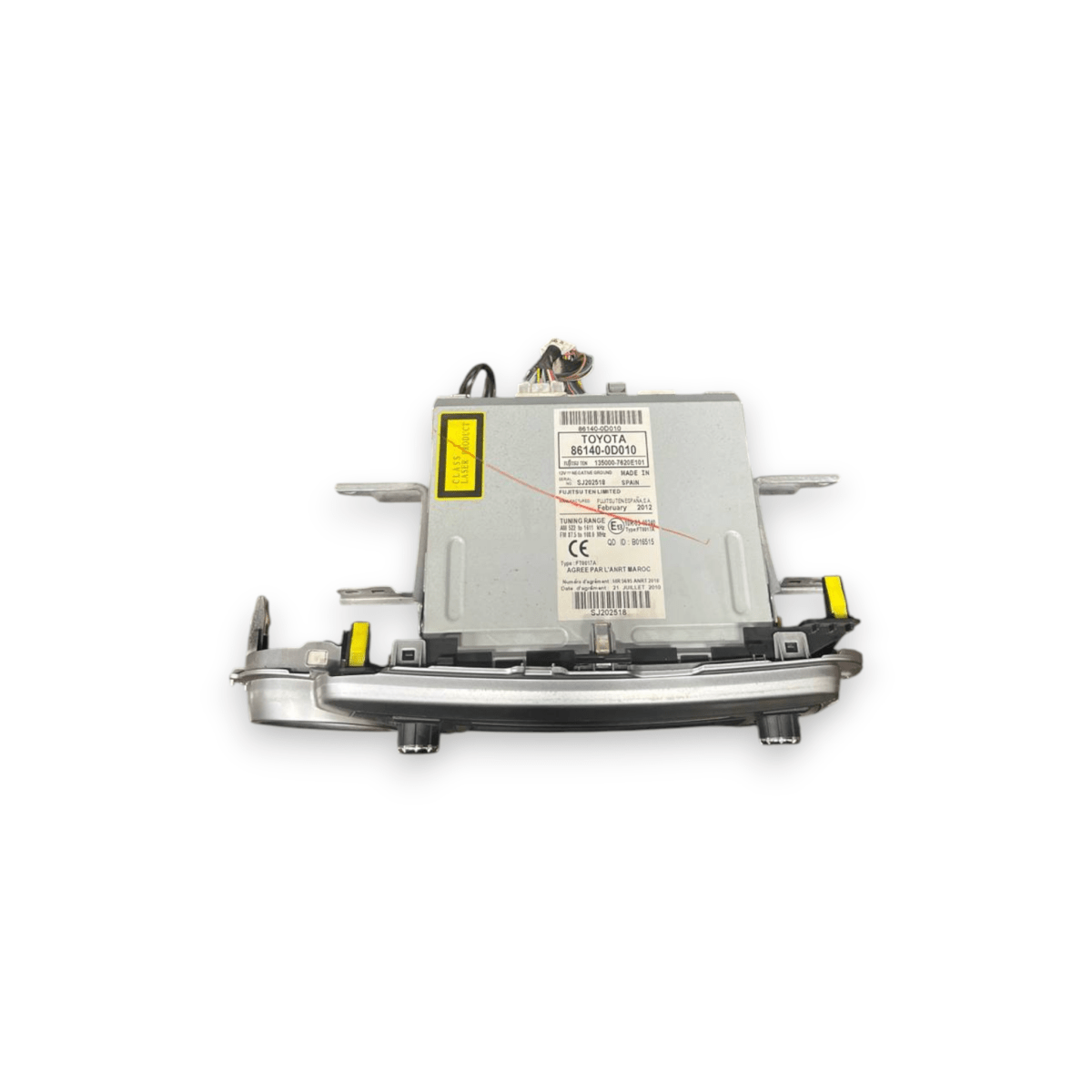 Display Autoradio Toyota Yaris III (2011 al 2019) cod: 86140-0D010