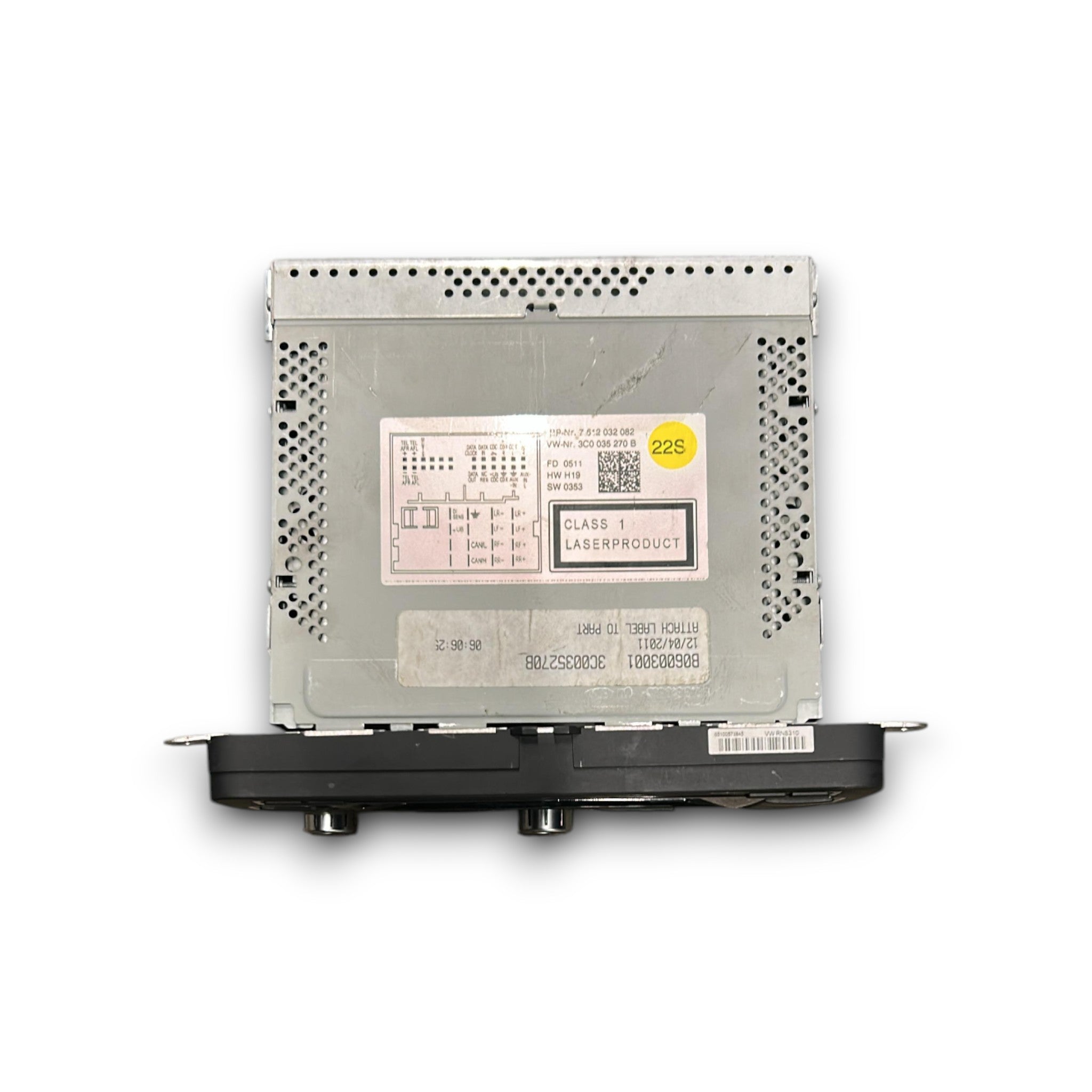 Display / Autoradio Volkswagen Golf VI cod.3C0035270B (2008 > 2012)