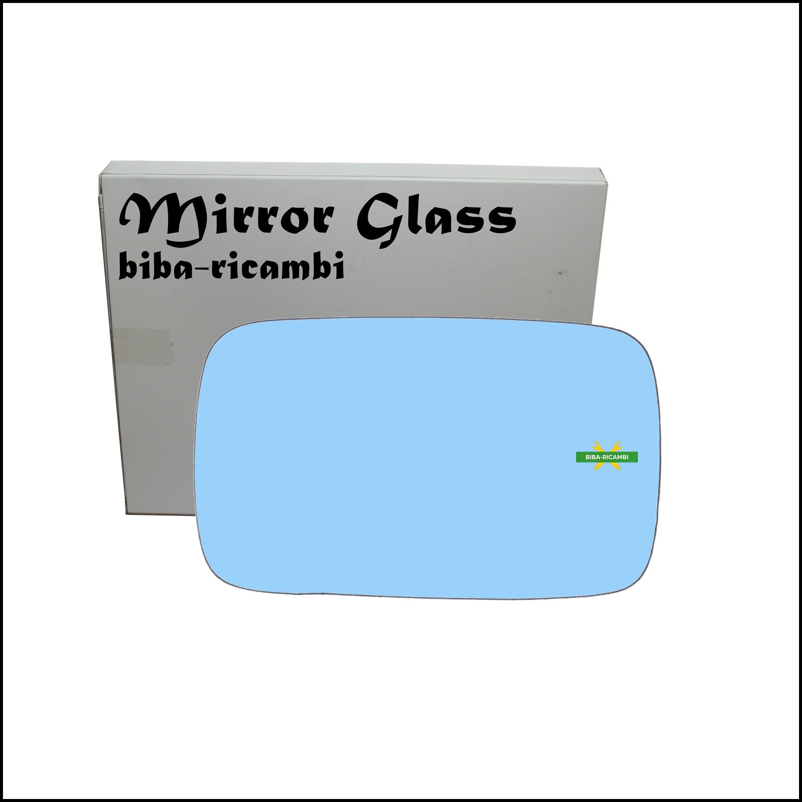 Vetro Specchio Retrovisore Azzuratto Lato Dx-Passeggero Per Bmw Serie 3 (E46) dal 1998-2005 BIBA-RICAMBI