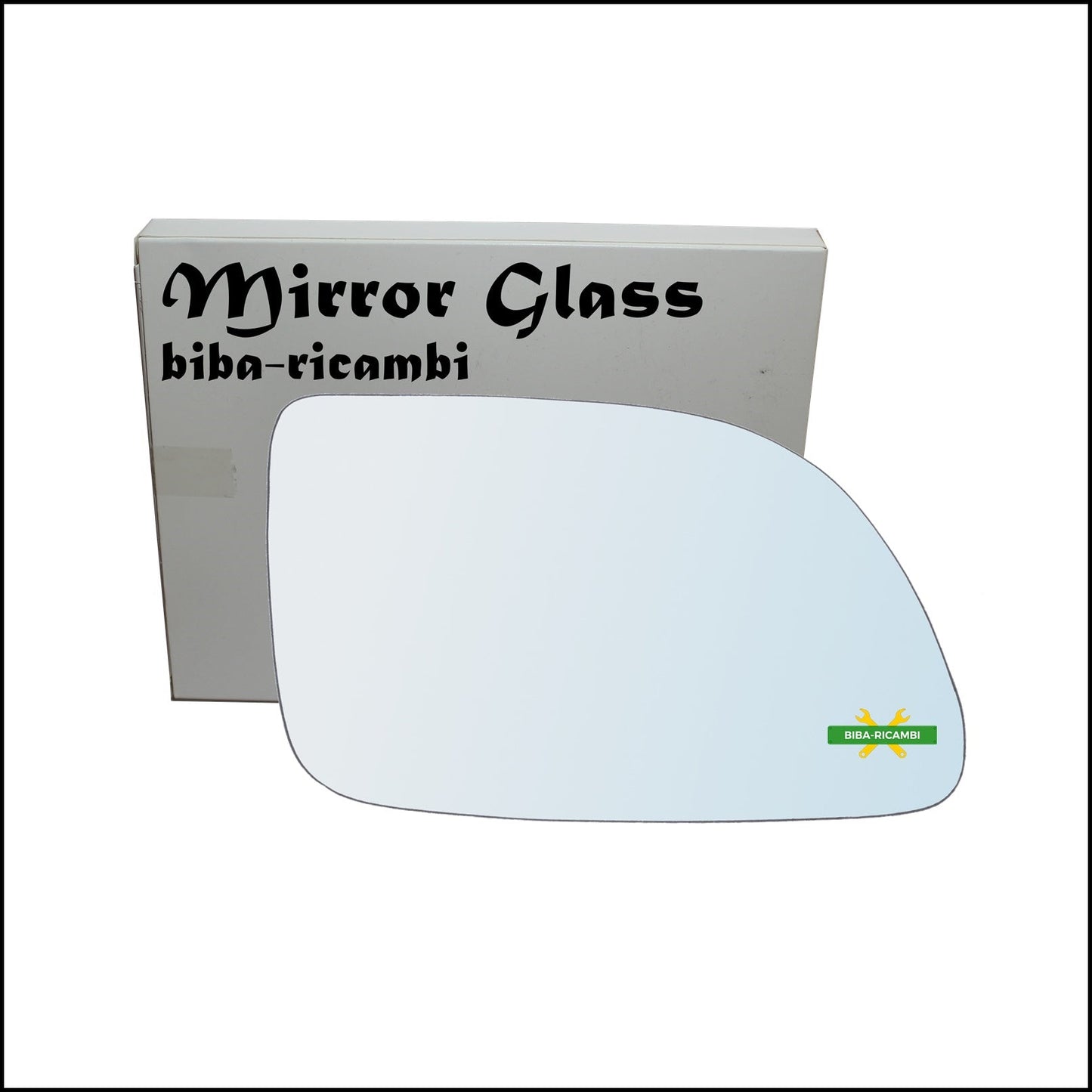 Vetro Specchio Retrovisore Cromato Lato Dx-Passeggero Per Renault 19 (B/C) dal 1988-2001 BIBA-RICAMBI