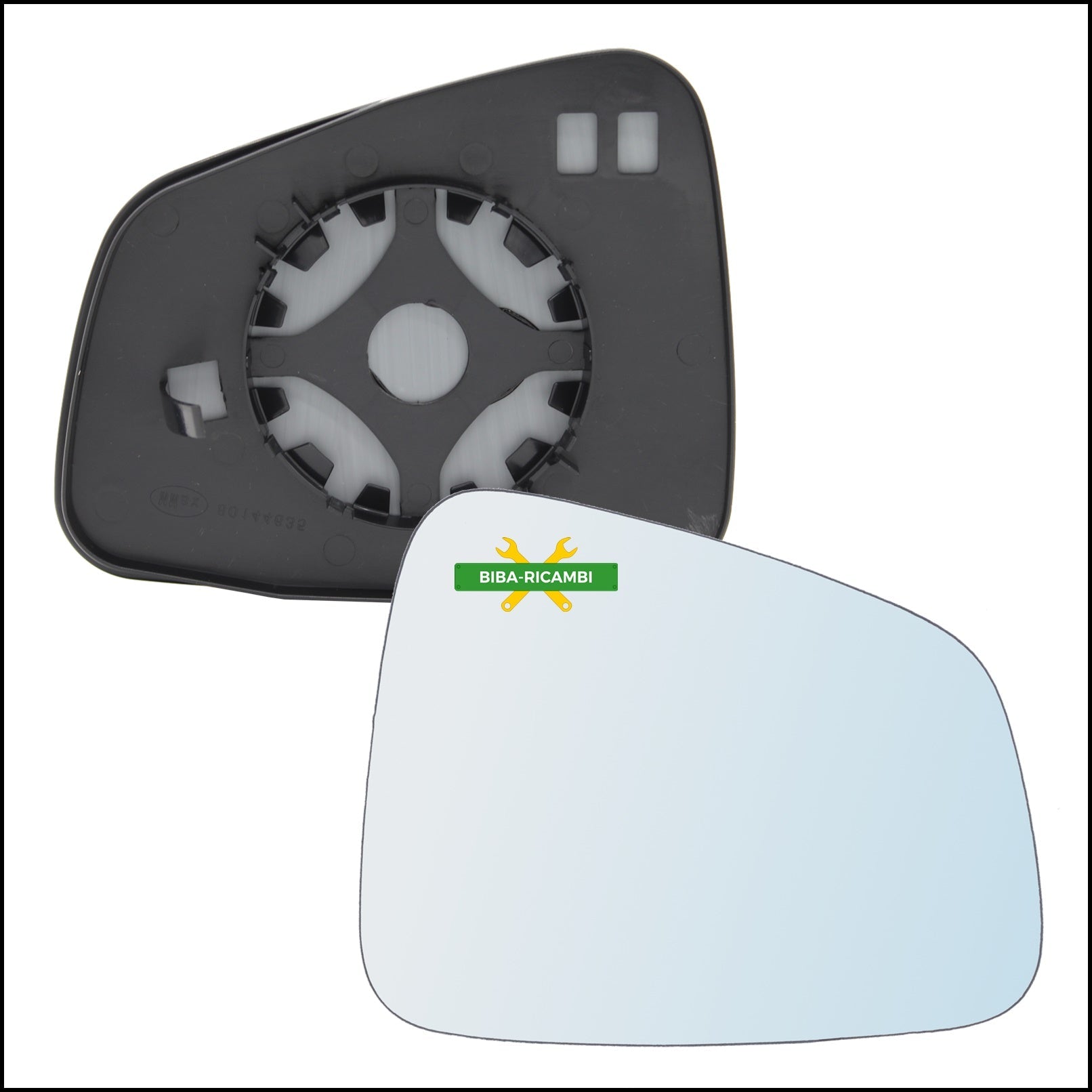 Piastra Specchio Retrovisore Lato Dx-Passeggero Per Chevrolet Trax dal 2012> BIBA-RICAMBI