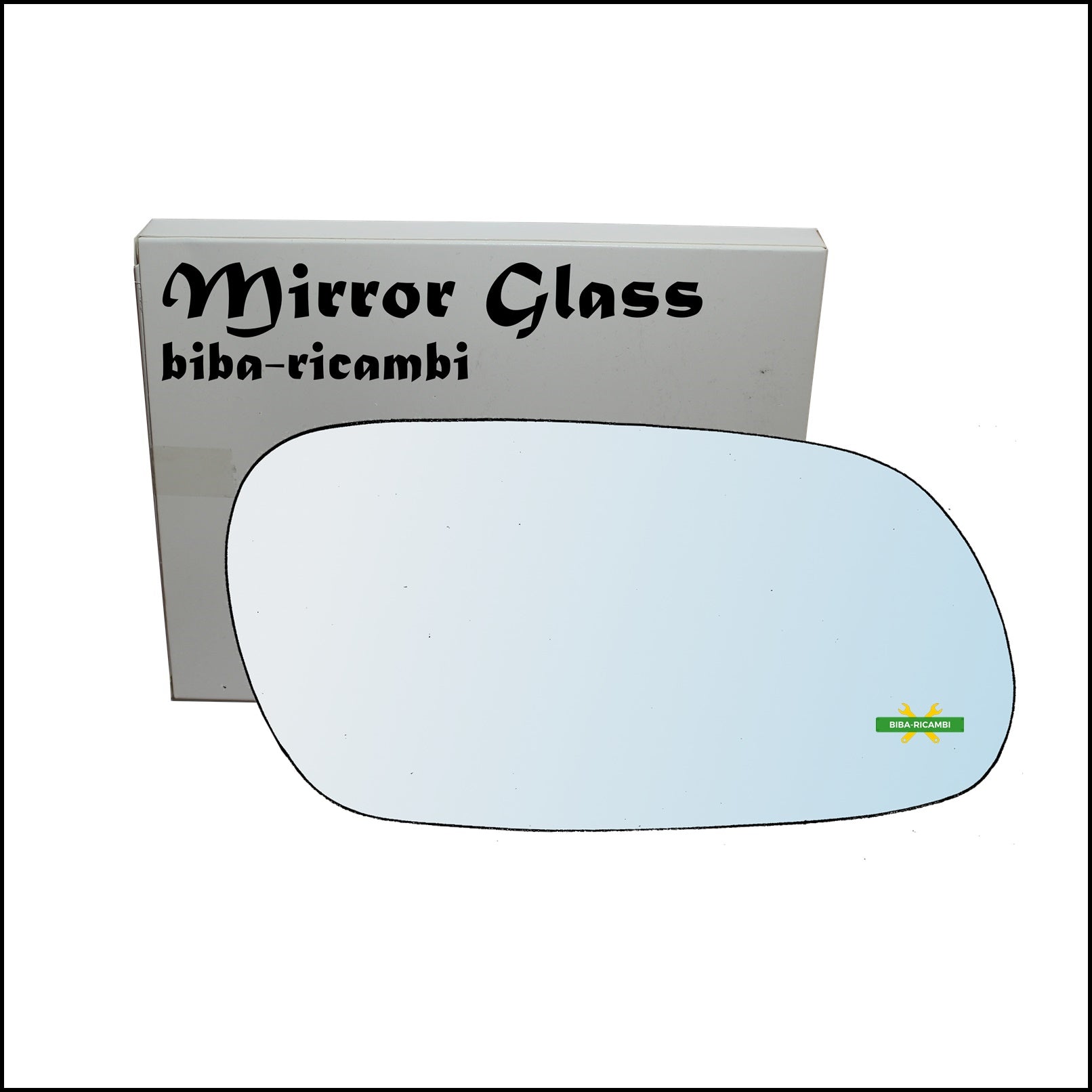 Vetro Specchio Retrovisore Cromato Lato Dx-Passeggero Per Toyota Celica III (T20) dal 1993-1999 BIBA-RICAMBI