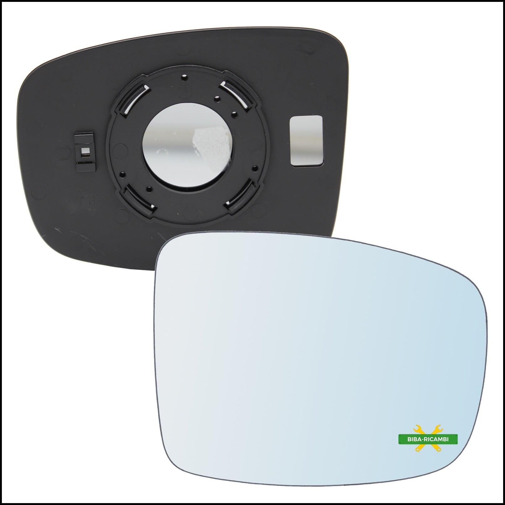 Piastra Specchio Retrovisore Lato Dx-Passeggero Per Hyundai i10 I (PA) dal 2007> BIBA-RICAMBI
