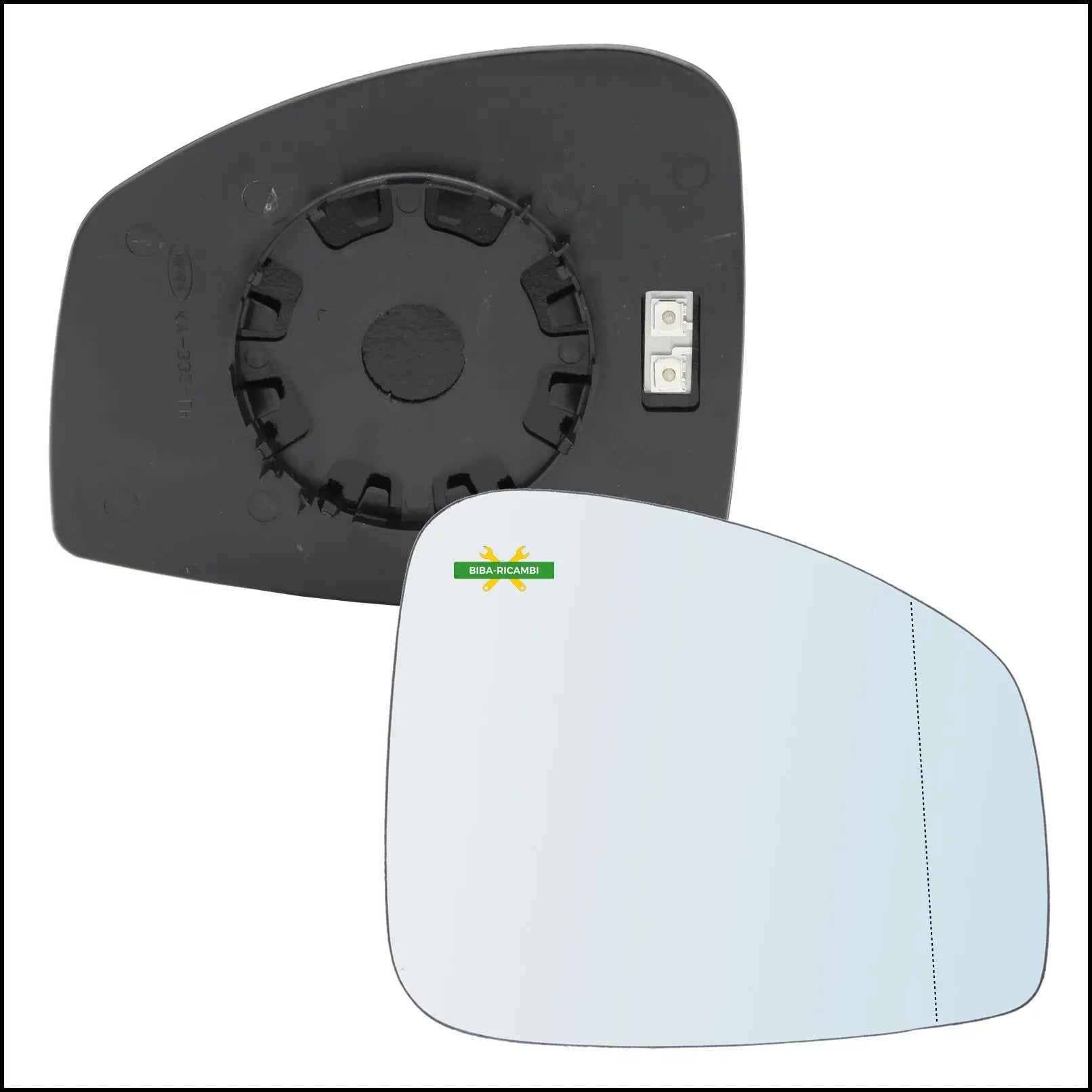 Piastra Specchio Retrovisore Termica Asferica Lato Dx-Passeggero Per Renault Grand Scenic III (JZ0/1) dal 2009> BIBA-RICAMBI