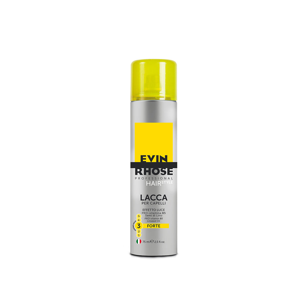 EVIN RHOSE LACCA PER CAPELLI EFFETTO LUCE FISSAGGIO FORTE 75 ML - BIBA-RICAMBI