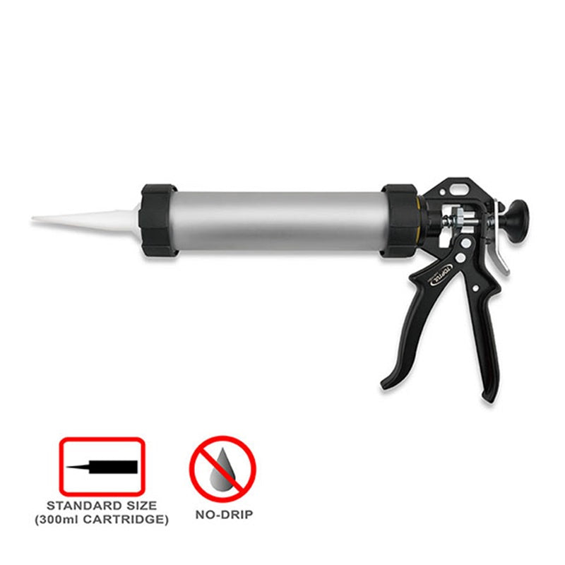 Pistola Per Silicone Con Tubo In Alluminio Lunghezza 230 mm | Marca Toptul BIBA-RICAMBI