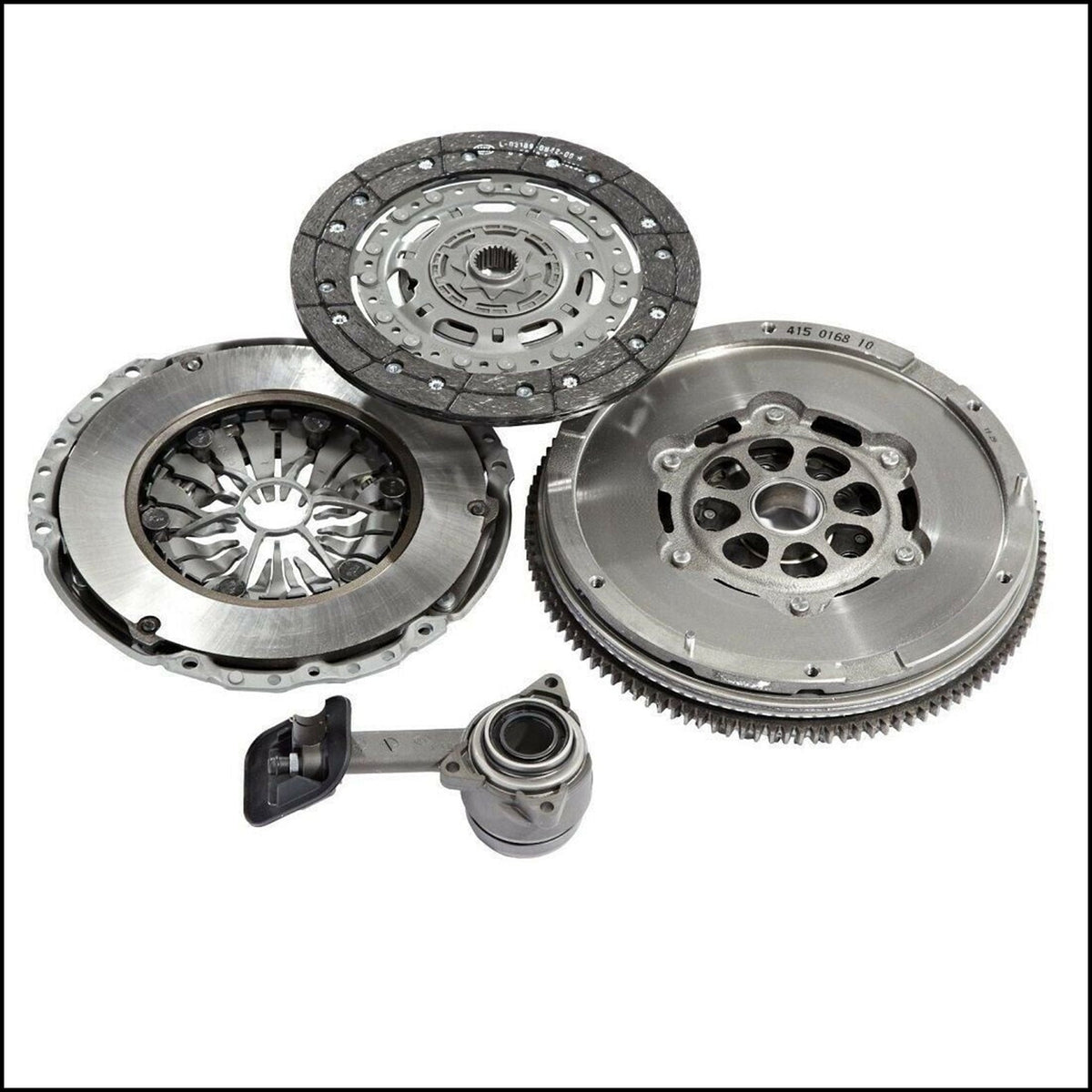 Kit Frizione Volano Cuscinetto 4 Pezzi Per Audi A3 | Skoda Octavia | Seat Leon | Golf IV | 1.600 | 1.800 Benzina BIBA-RICAMBI