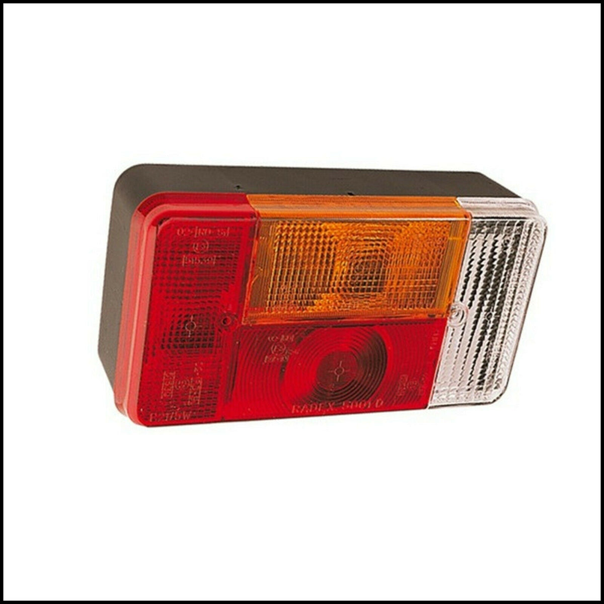 Fari Stop Fanali Posteriori Autocarro Roulotte Rimorchio Originali Radex (2 pzz) BIBA-RICAMBI