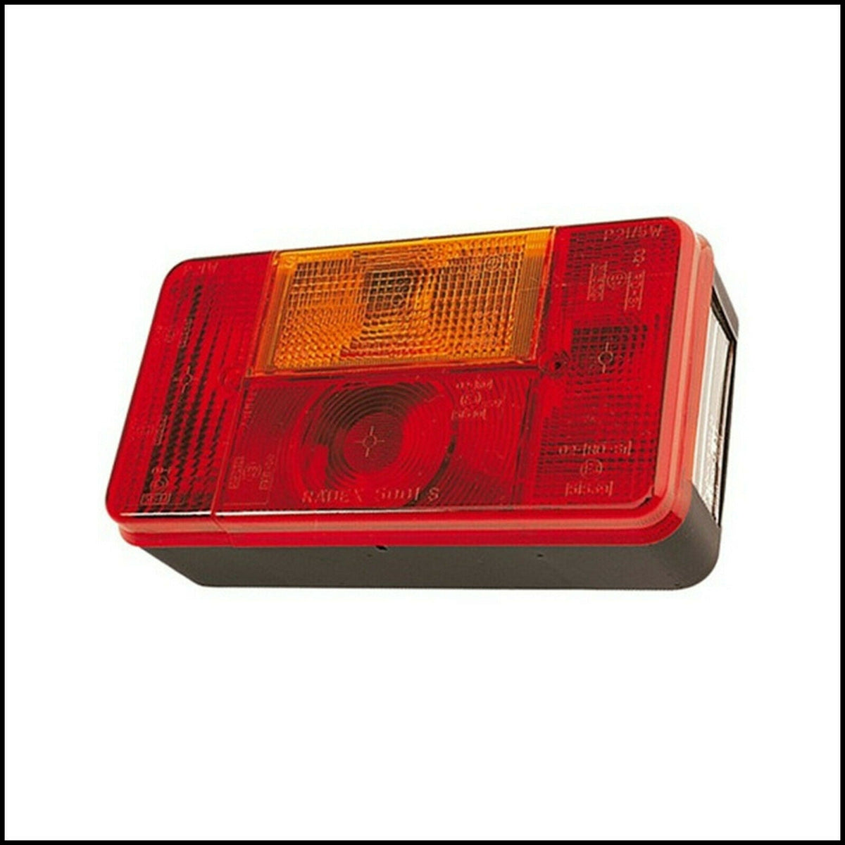 Fari Stop Fanali Posteriori Autocarro Roulotte Rimorchio Originali Radex (2 pzz) BIBA-RICAMBI