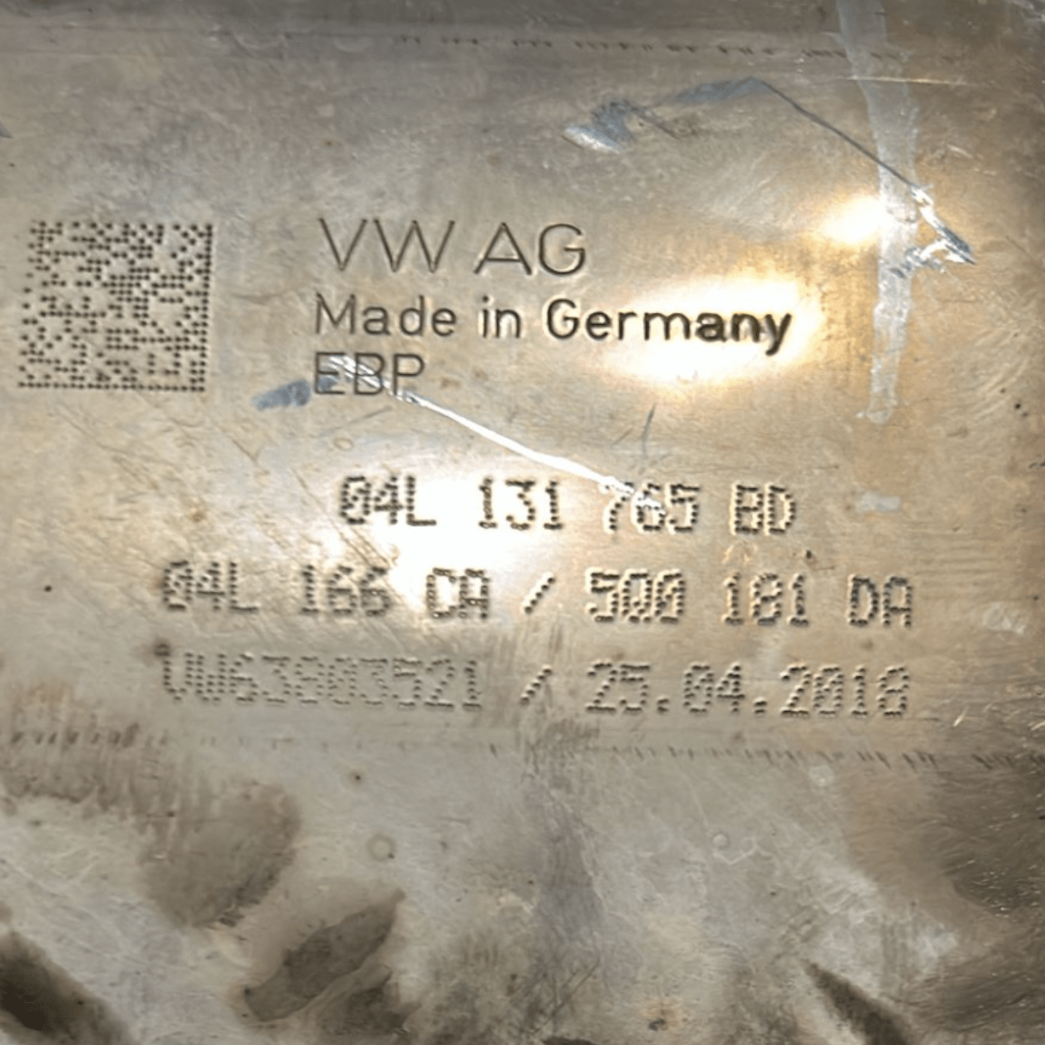 FAP / Filtro Antiparticolato Volkswagen T-Roc 2.0 Diesel cod:04L131765BD (2017 >) (Sigla Motore : DFF)