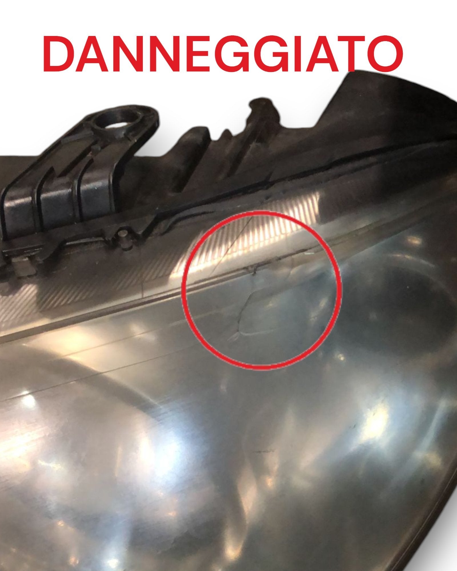 Faro / Fanale Alogeno Anteriore Sinistro Sx Fiat Punto (2007 > 2010) cod:661-1140L