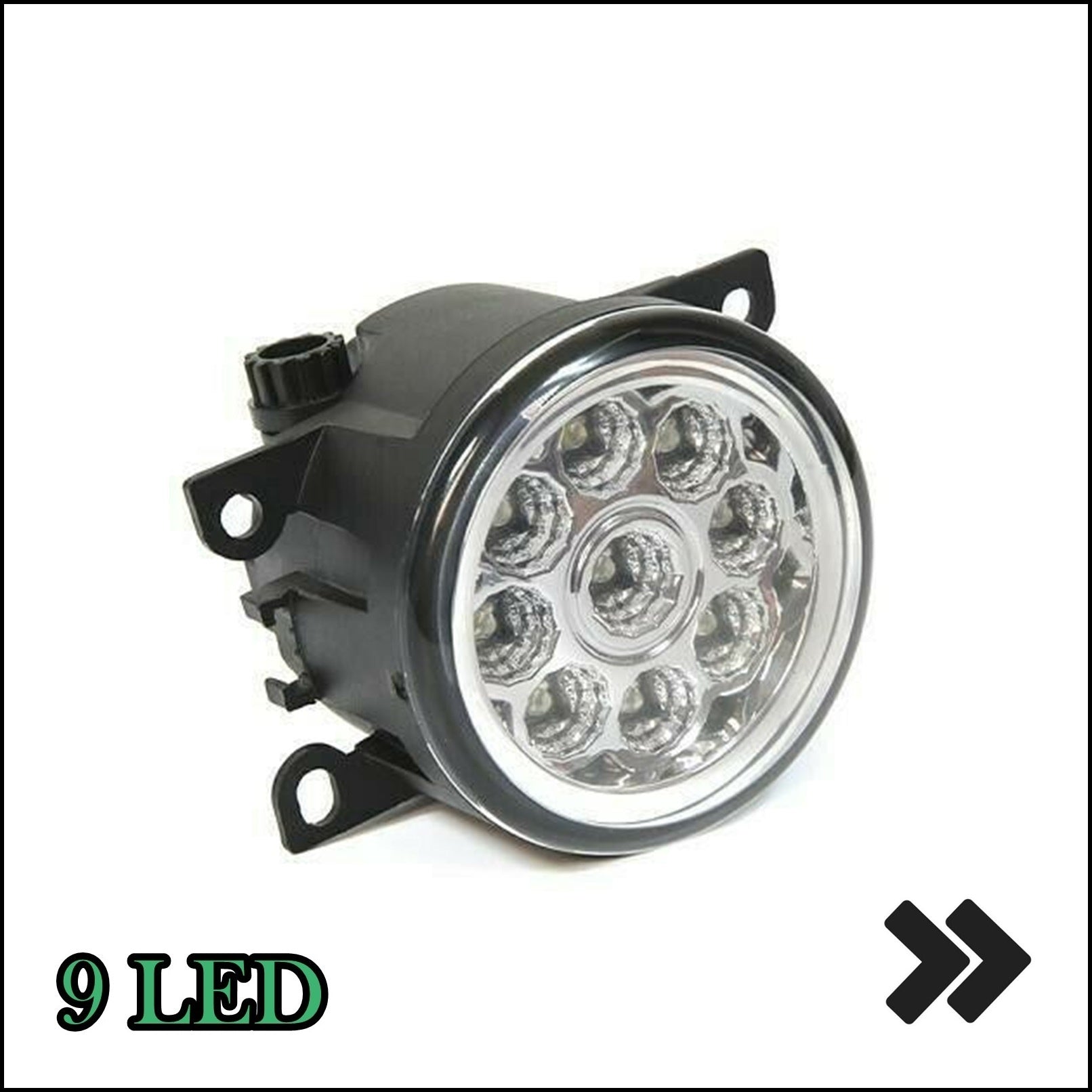 T. Proiettore Fendinebbia A Led Faro Fanale Lato Dx-Passeggero art.32217 BIBA-RICAMBI