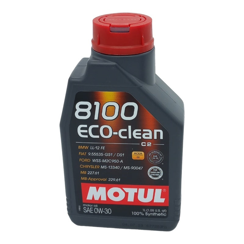 Motul 0W30 8100 Eco-Clean | Acea C2 | 100% Sintetico BIBA-RICAMBI