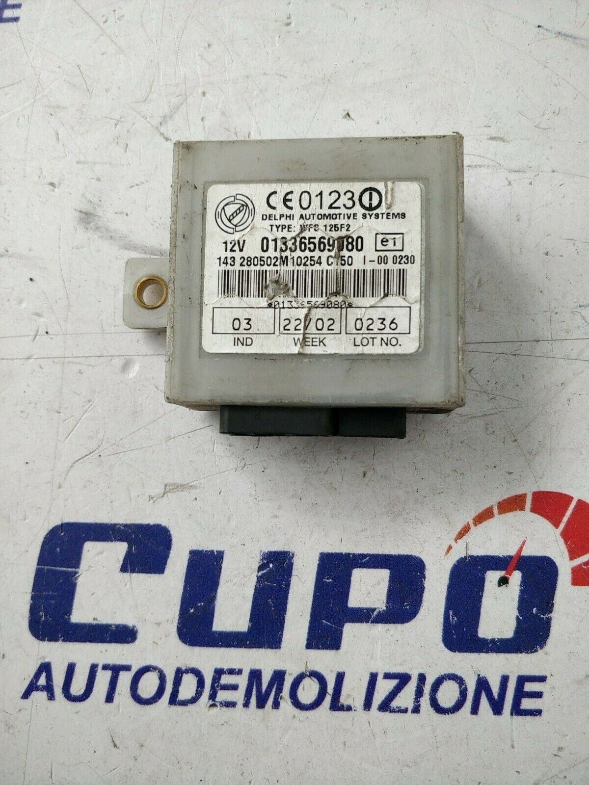 Fiat Ducato Furgonato (2003) 2.3 Diesel 81Kw Centralina Immobilizer 01336569080 - BIBA-RICAMBI
