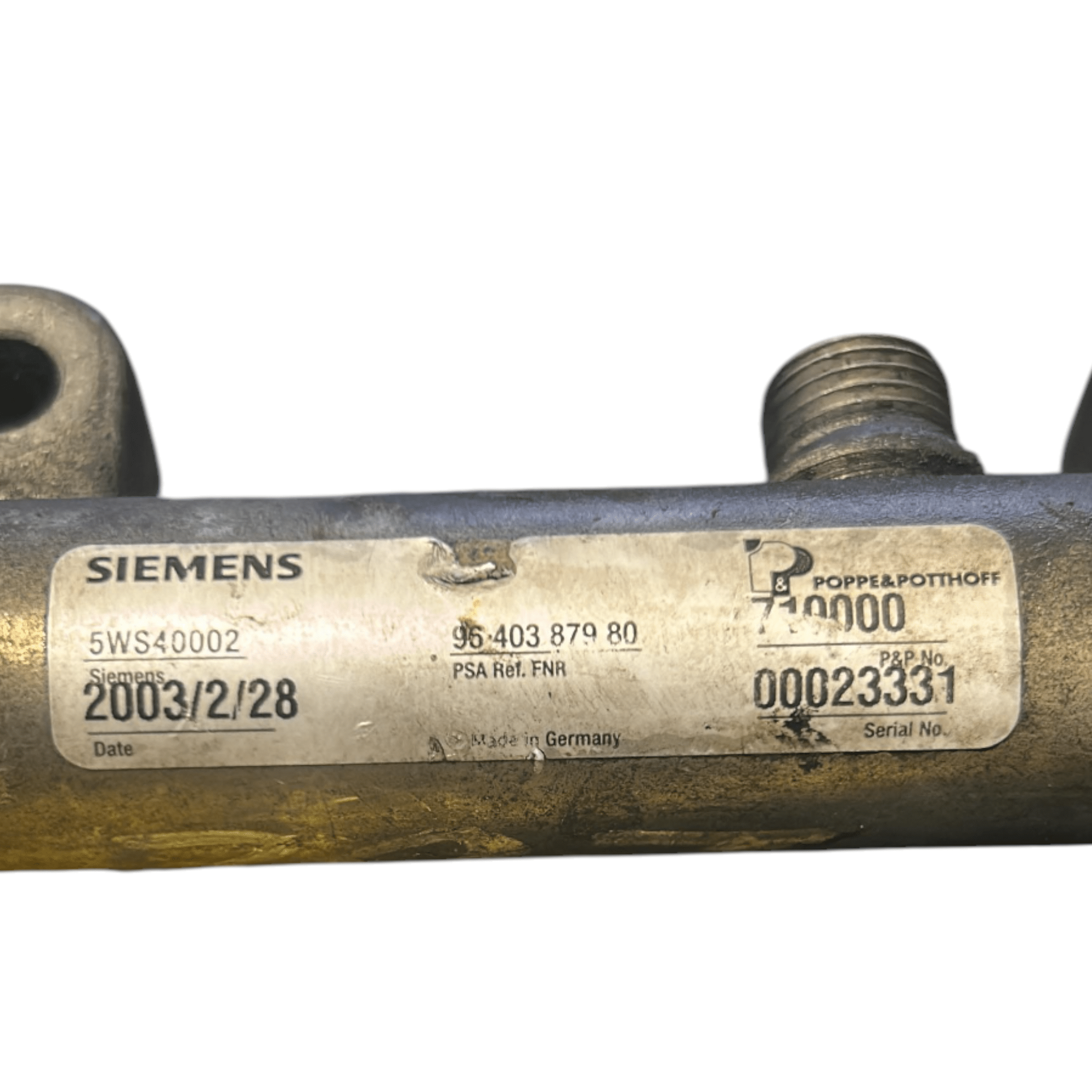 Flauto Iniettori Peugeot 307 cod.9640387980 2.0 Diesel (2001 > 2009)