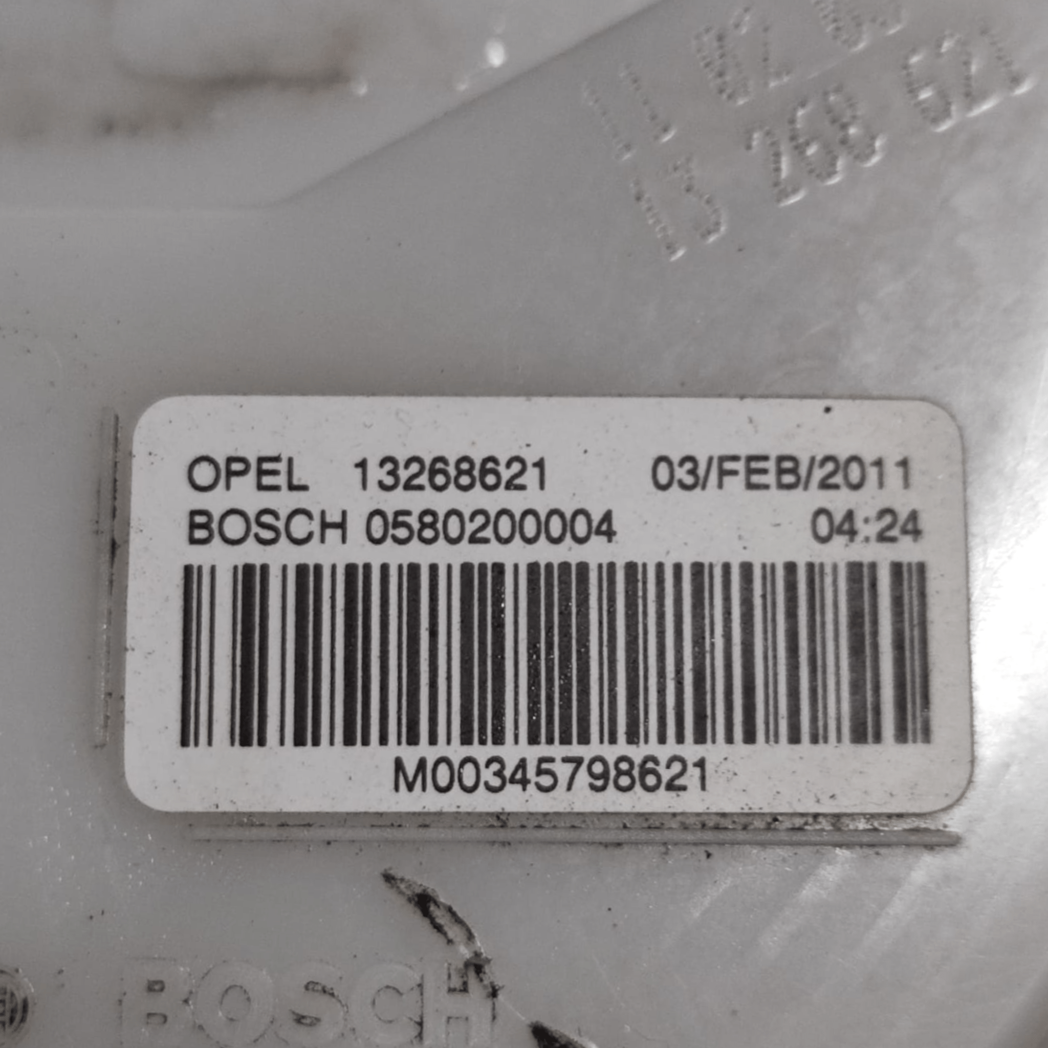 Galleggiante / Pompa Carburante Opel Meriva B 1.4 Benzina COD: 0580200004 (2010-2017)