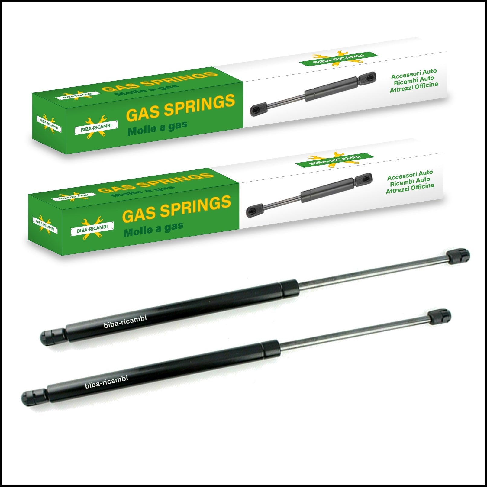 Molla A Gas Coppia Pistoncini LUNOTTO Per JEEP CHEROKEE III (KJ) dal 2001-2008 BIBA-RICAMBI