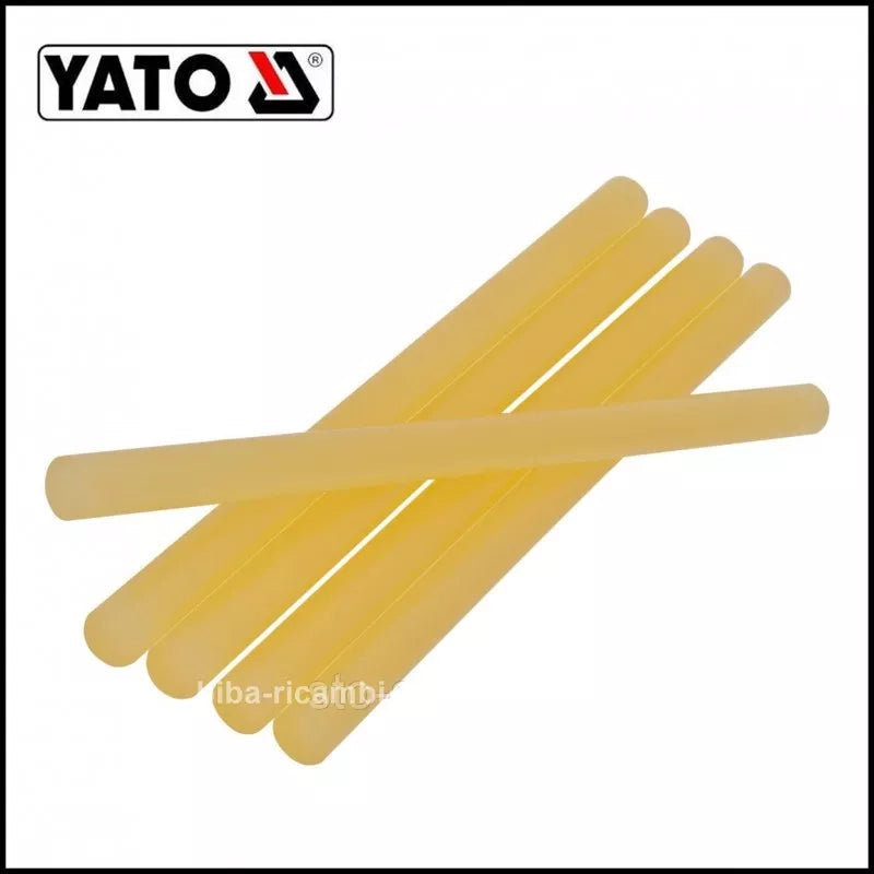 5 Stick colla a caldo colore giallo YATO