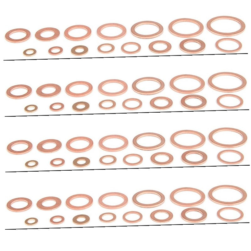 Rondelle Di Rame Guarnizioni O-Ring 150 Pezzi BIBA-RICAMBI