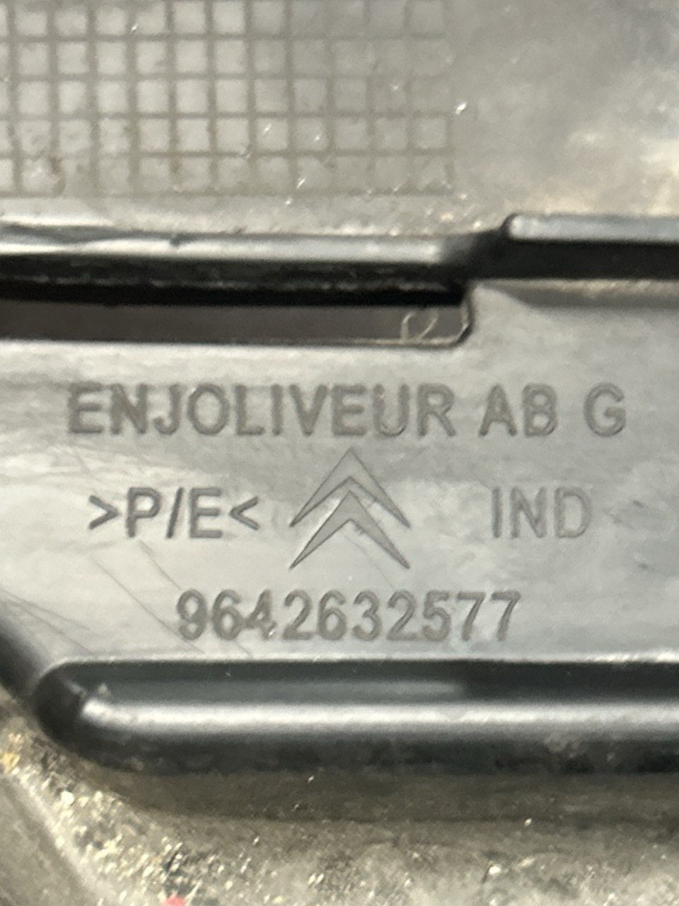 Griglia Fendinebbia Anteriore Sinistro (SX) Citroen C2 (2006 - 2010) cod . 9642632577