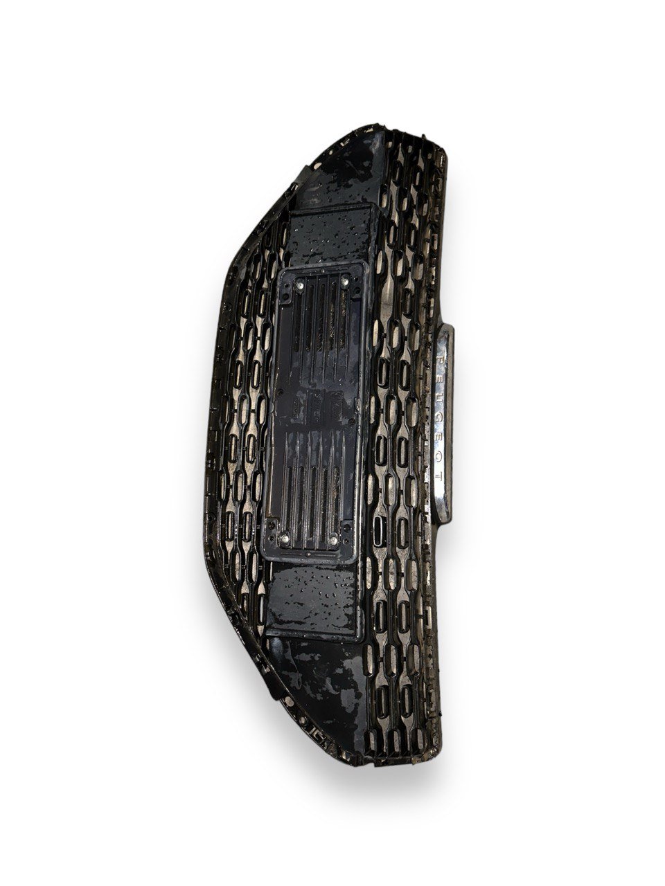 Griglia Porta Targa / Paraurti Nero Peugeot 208 I (2012 > 2019) cod.9672794377