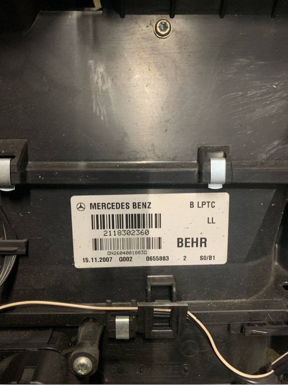 Gruppo Riscaldamento / Stufa Automatica Mercedes Classe E W211 3.0 Diesel (2006)