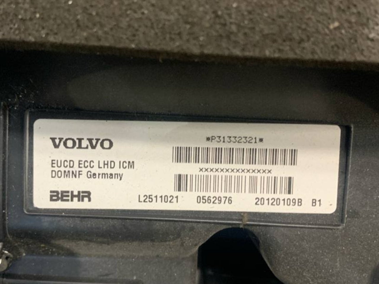 Gruppo Riscaldamento / Stufa Manuale Volvo V70 2.4 Diesel (2001) cod.6g9n-18b539