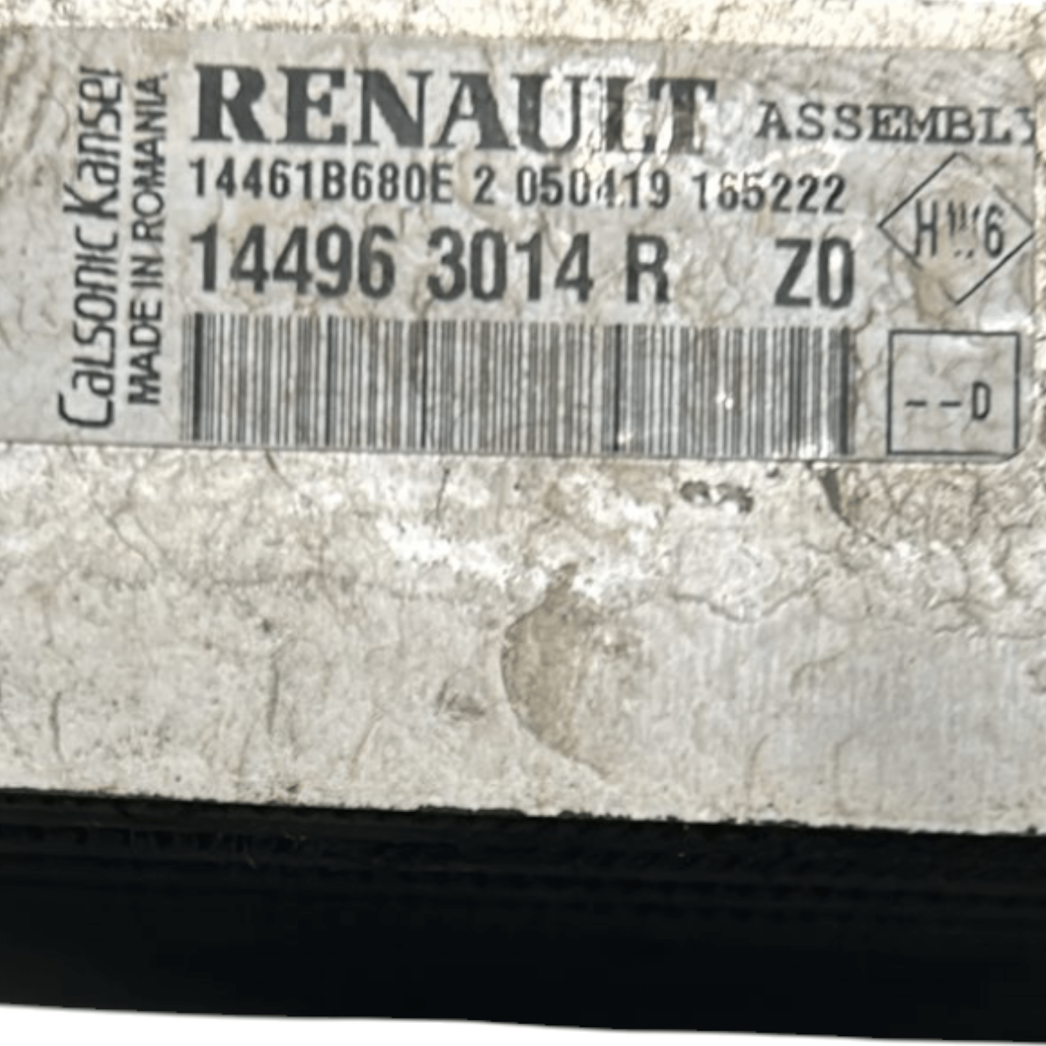 Intercooler Renault Clio IV 0.9 Benzina cod:144963014R (2012 > 2021)