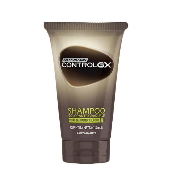 JUST FOR MEN CONTROL GXSTD SHAMPOO COLORANTE GRADUALE 118 ML - BIBA-RICAMBI