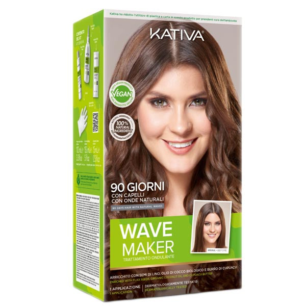 KATIVA VEGAN STIRATURA ONDULANTE WAVE MAKER 90 GIORNI - BIBA-RICAMBI