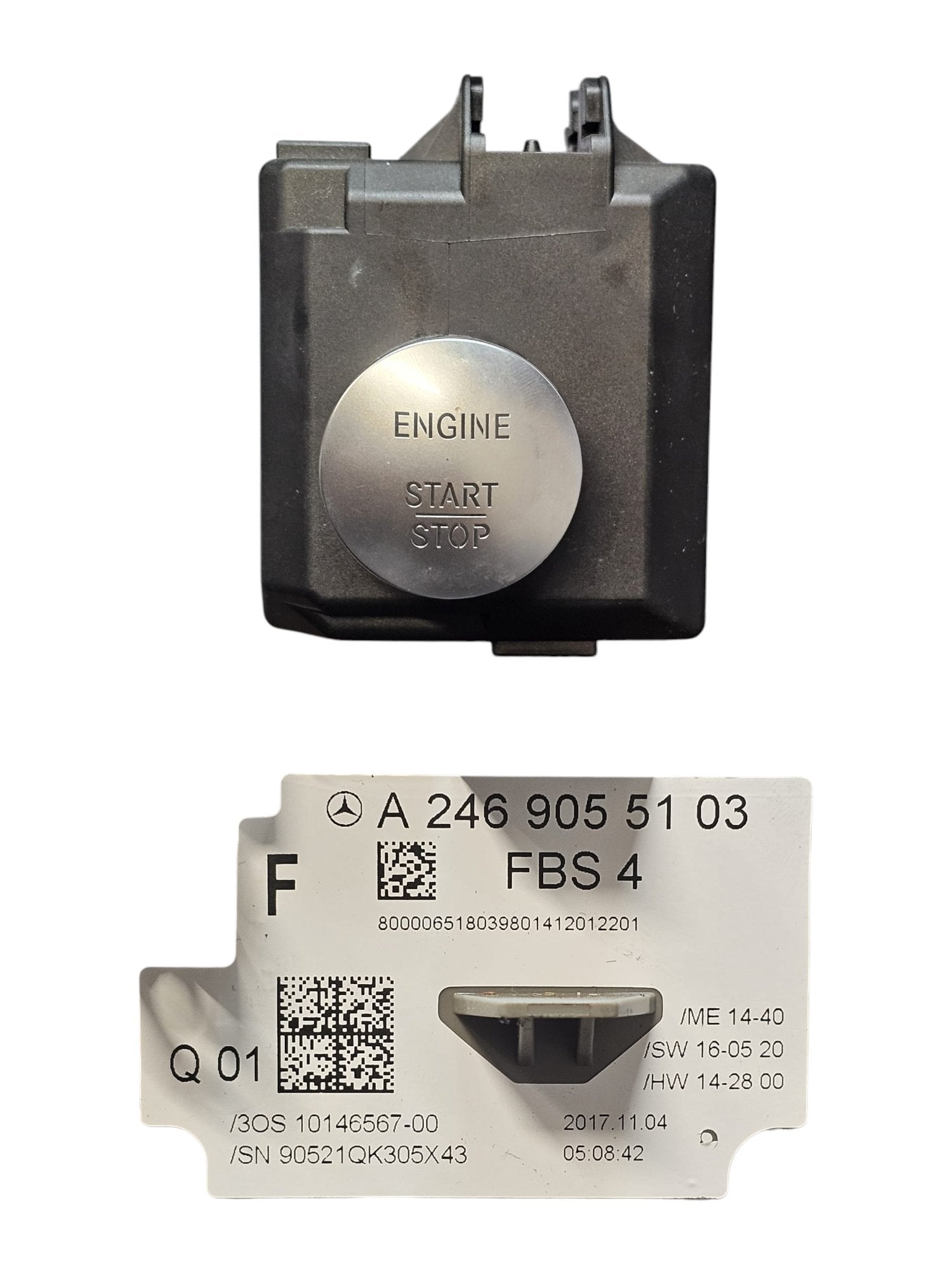 Kit Chiave / Accensione Mercedes CLA W117 (2013-2019) Sigla Motore: 651930