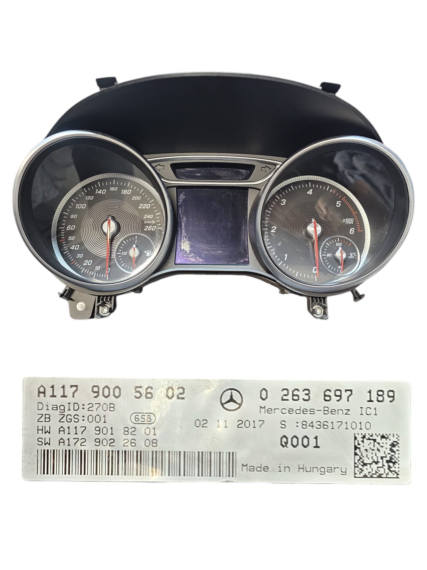 Kit Chiave / Accensione Mercedes CLA W117 (2013-2019) Sigla Motore: 651930