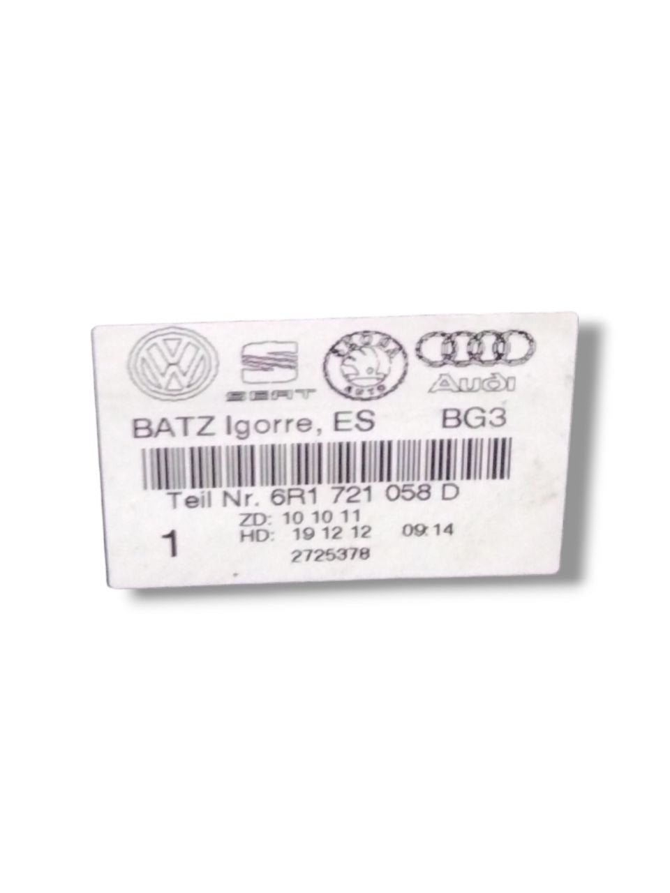 Kit pedaliera freno + acceleratore Audi A1 1.6 diesel (2010-2018)cod.6R1721058D
