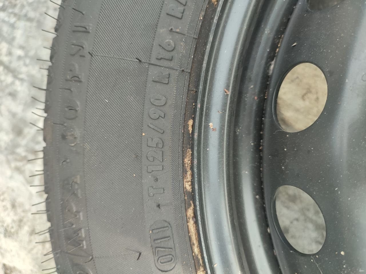 Kit ruota di scorta Mercedes Classe C W204 T125/90 R16