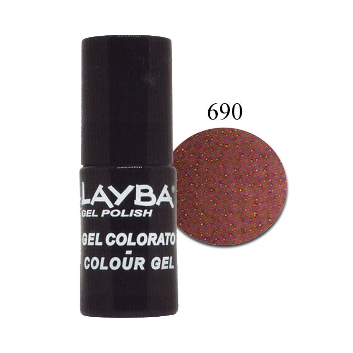 LAYLA LAYBA SMALTO SEMIPERMANENTE GEL POLISH SALSA 690