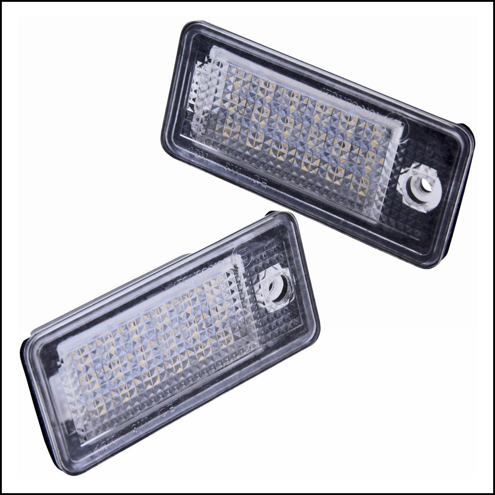 Lampadine Placchette Luci Targa Led Specifiche Adattabile Audi A3 II dal 2003-2015 BIBA-RICAMBI