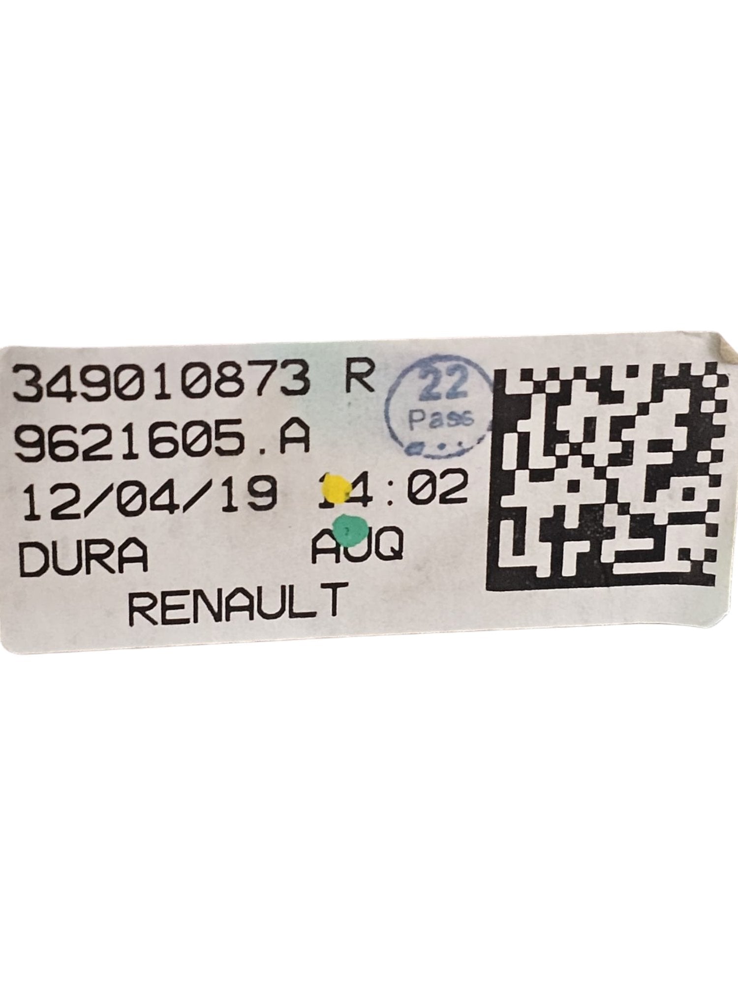 Leva Cambio Manuale 5 Marce Renault Clio IV (2012-2021) Cod:349010873R